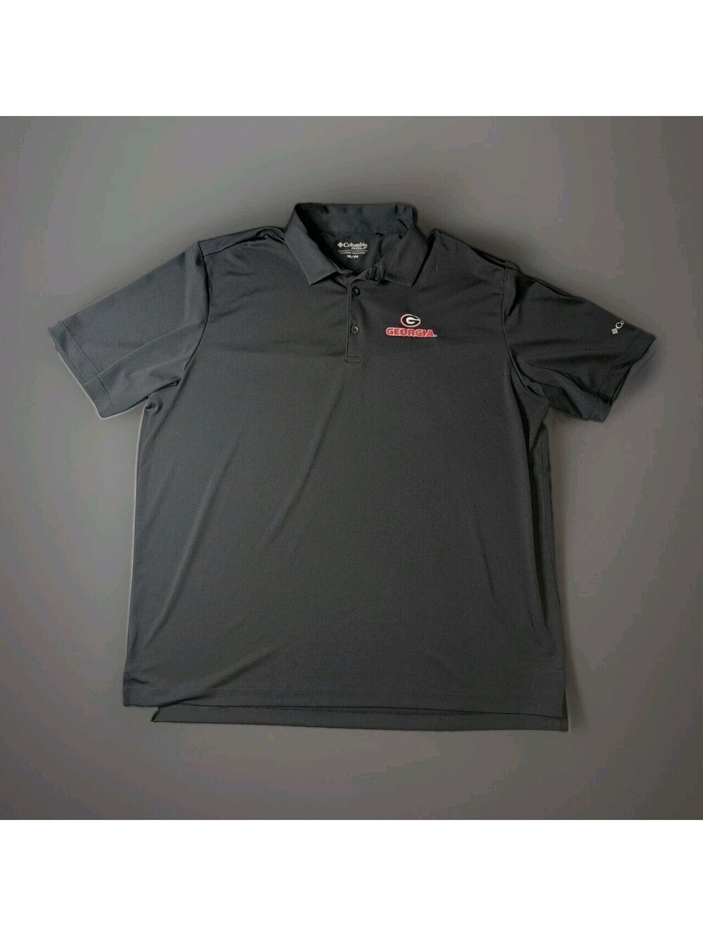 Columbia Golf Performance Polo Georgia Bulldogs Black 2XL